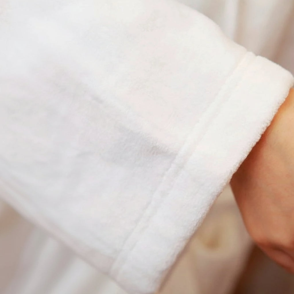 Luxury Cotton Bathrobe - Premium Velour Spa Robe