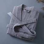 Premium Cotton Bathrobe - Terry Towel or Waffle Fabric