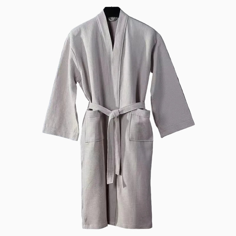 Premium Cotton Bathrobe - Terry Towel or Waffle Fabric