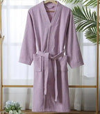 Premium Cotton Bathrobe - Terry Towel or Waffle Fabric